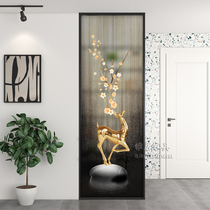Simple modern art glass screen entry entrance bathroom partition wall blocking living room home tempered customization