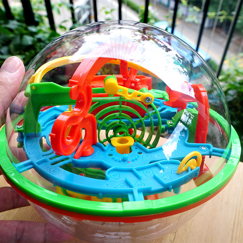 Love Kee Maze Ball Child Attention Training 3D Maze Ball Bead Ball Track Educational Toys