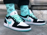 US8 Sneaker Custom Dunk SB Parra Alien AJ1 низкопроизводительный матч Mint Mint Green OW