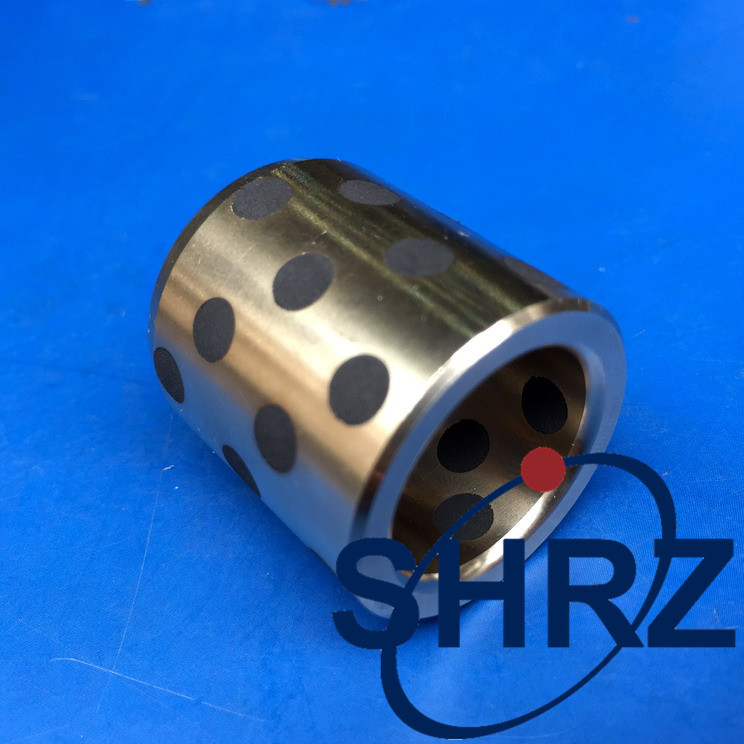 MPBZ5-8 10 12 15 Inner DIAMETER 5MM SOLID GRAPHITE self-run copper BUSHING COPPER ALLOY STRAIGHT COLUMN OIL-free BUSHING