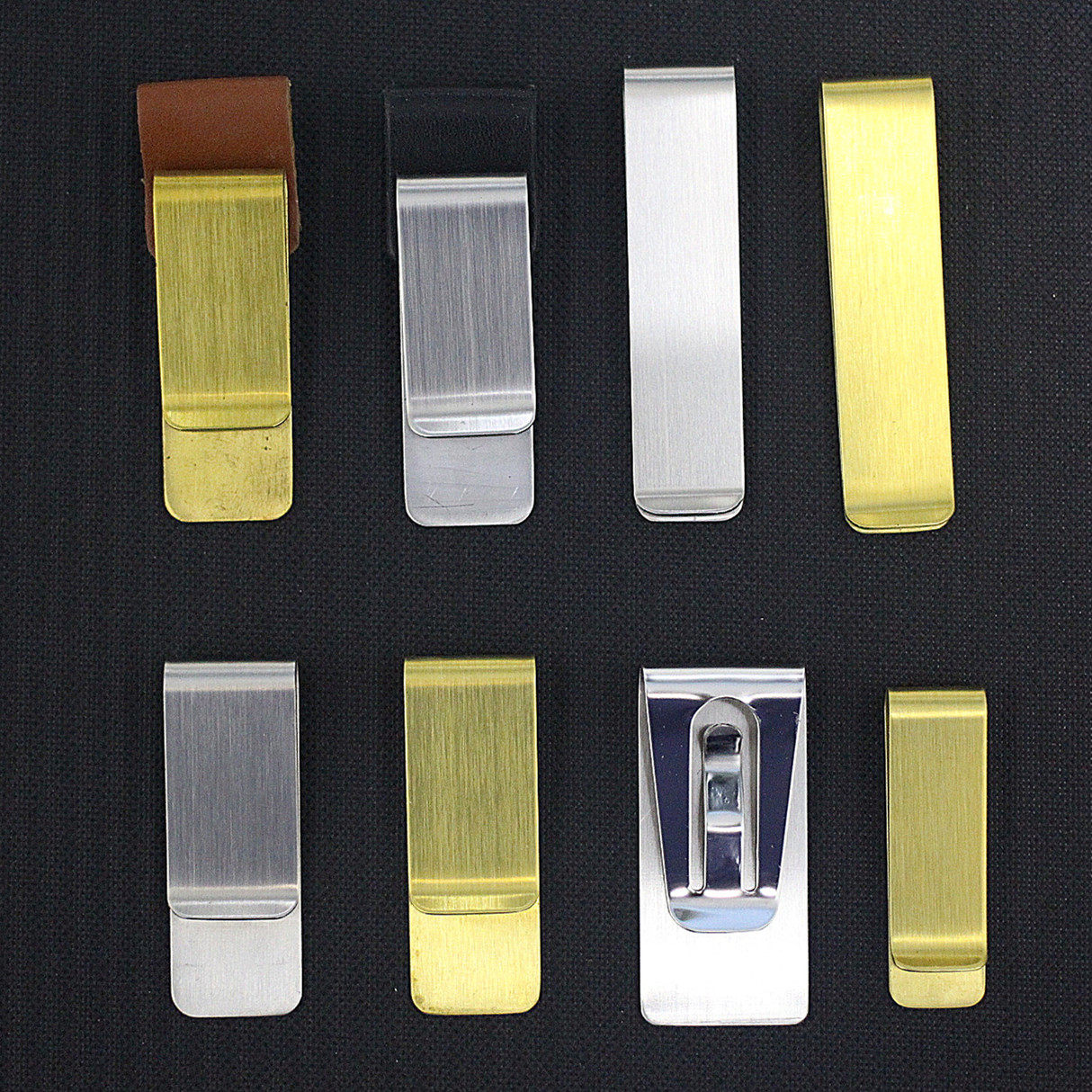 EDC fashion wallet, metal wallet, brass wallet, bookmark holder, brass pen holder, coin holder