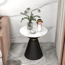 Nordic sofa side a few light luxury corner a few living room side table simple hotel bedside table balcony round table round small coffee table