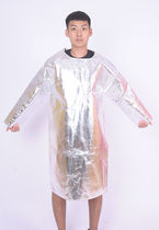 High Temperature Resistant Aluminum Foil Backwear Aluminum Foil High Temperature Insulation Coat Fireproof 1000 Degree High Temperature Aluminum Foil Apron