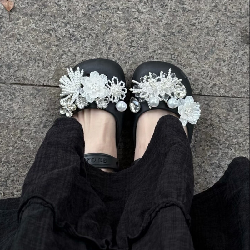 New Ballet Clog Shoe Accessories, High-End DIY Decorations Suitable for Crocs/Cross