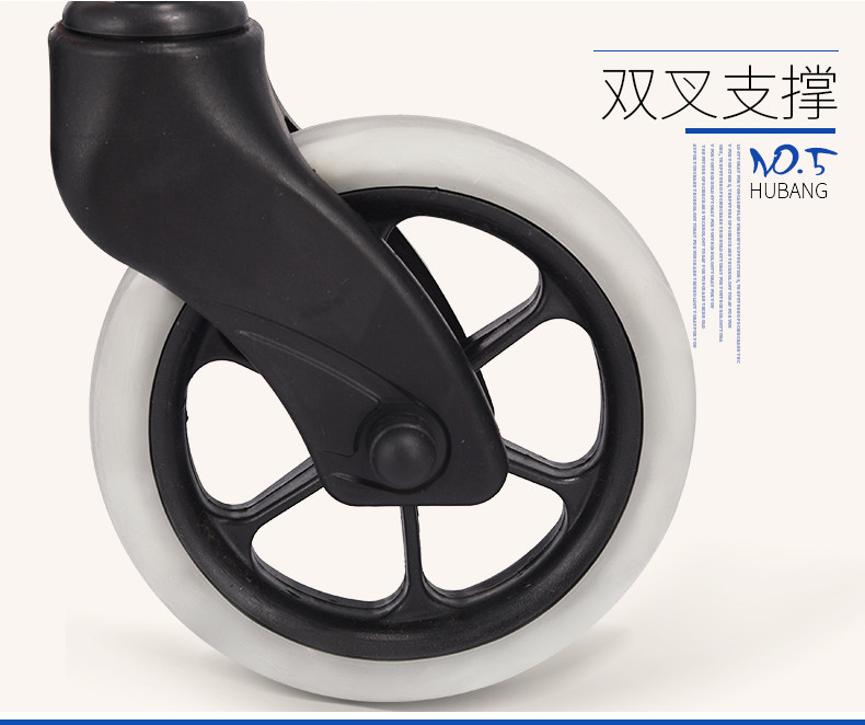 Оборудование для реабилитации 互邦轮椅hbl33铝合金折叠轻便便携残疾人互帮手动手推老人代步车 Hubang