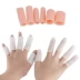 Cao su nắp ngón tay cao su bọc ngón tay silicone dày Tấn bảo vệ cắt rau cao su Tấn mài Tấn nóng bảo hộ lao động ngón tay 