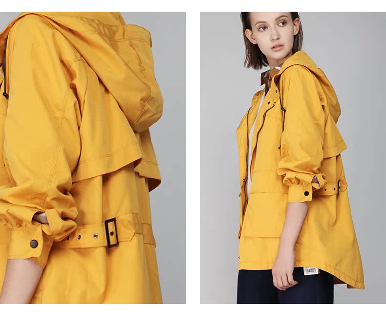 Trench pour femme WBWQ en Polyester - Ref 3226586 Image 19