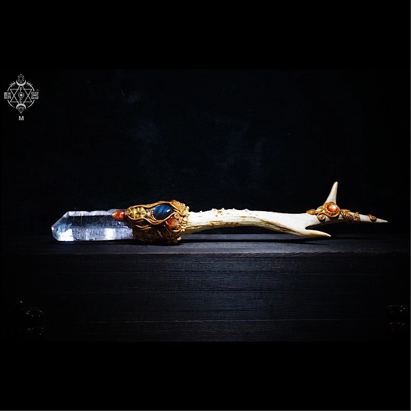 (Linqizuo Creation Society) Original Goddess Stick Crystal Decoration Scepter Gift Handbook New