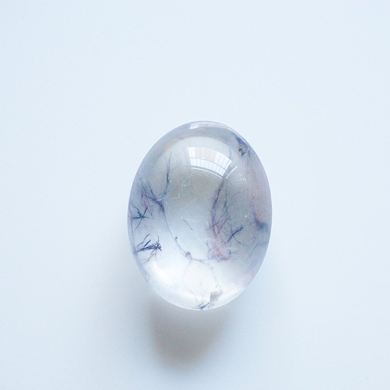 (Linqi Creation Society) Natural crystal-wrapped iron ore dark gothic retro niche aesthetic mineral design