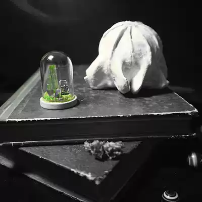 (Lingqi Creation Society)Children's heart series double twelve green crystal rough healing demagnetization purification creative gift