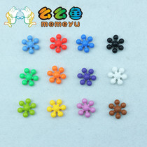 Kindergarten desktop toys Thickened geometric leaves snowflake blocks Plastic puzzle blocks Early education educational toys