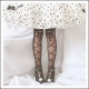 Kiss of Thorns Lolita Socks Women's Summer Mid-Tube Glass Silk Ultra-Thin Calf Socks Over-the-Knee Women's Lolita Japanese Socks