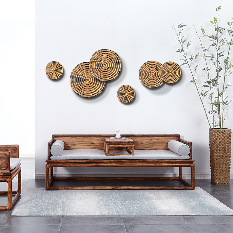 New Chinese creative wall decoration hanging decoration Three-dimensional Objects Wall Decoration Living Room Bedside Wall Decoration Wall Decoration Wall Decoration