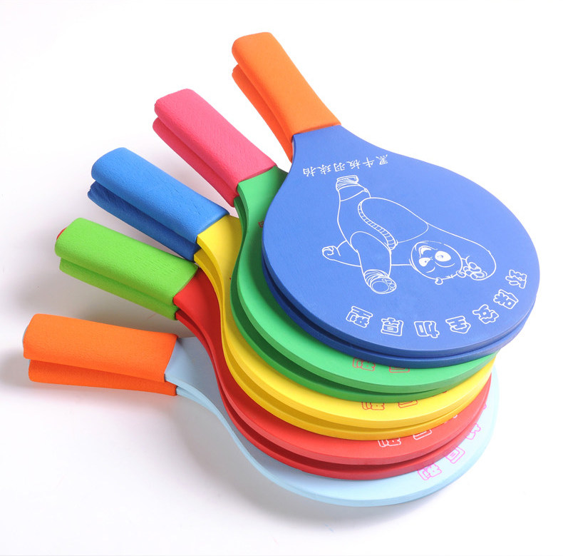 Thickened star board badminton racket color cartoon board badminton racket three hair racket send net pocket high pinball