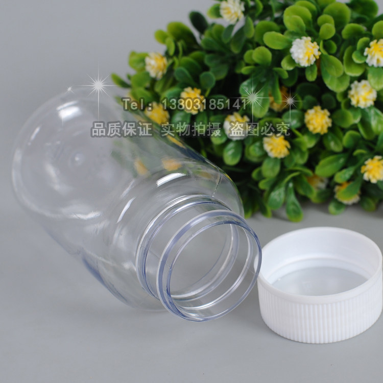 50 60ml large mouth transparent plastic sub-packing PET small bottle solid liquid water sample empty bottle 100