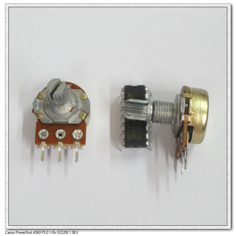 Adjustable potentiometers volume potentiometers B10K single-linked B103 microphones Import carbon film potentiometers