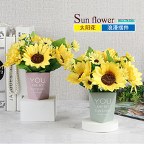 Teachers Day Mothers Day Gifts Gifts Gifts for Ornaments Decoration Flowers Fake Flower Potted Green Plant Set