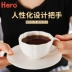 Hero Coffee Cup Hoa Yan Cup Cup Saucer Hộ gia đình Hoa Cup Cup Nước Sáng tạo Phong cách Đơn giản Tinh khiết Màu Cup Cup Latte - Cà phê