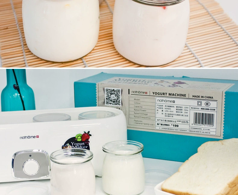 Máy làm sữa chua bốn phần đa chức năng của nhà sản xuất nước hoa quả - Sản xuất sữa chua
