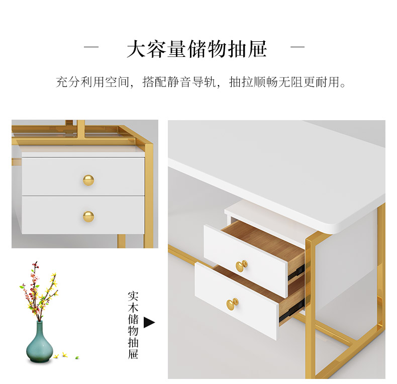 Sau nhà, bàn làm việc hiện đại, bàn học sang trọng nhẹ nhàng, bàn inox, bàn máy tính sơn đơn giản - Bàn bàn học bằng gỗ