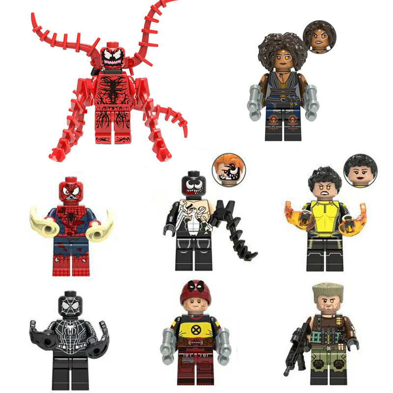 Avengers Spider-Man Iron Man Hero Figure Building Blocks Toy Carnage