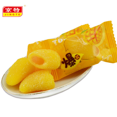 京特爆浆芒果夹心软糖500g