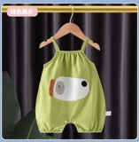 Детская летняя тонкая пижама, боди для новорожденных, летняя одежда, эффект подтяжки