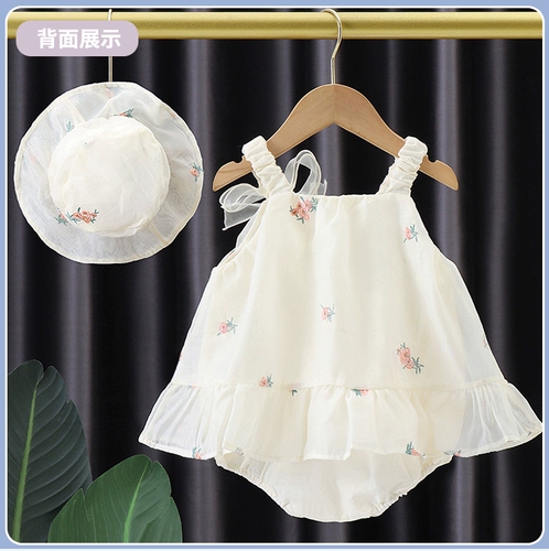 Детское летнее боди, платье, тонкая летняя юбка для раннего возраста для новорожденных