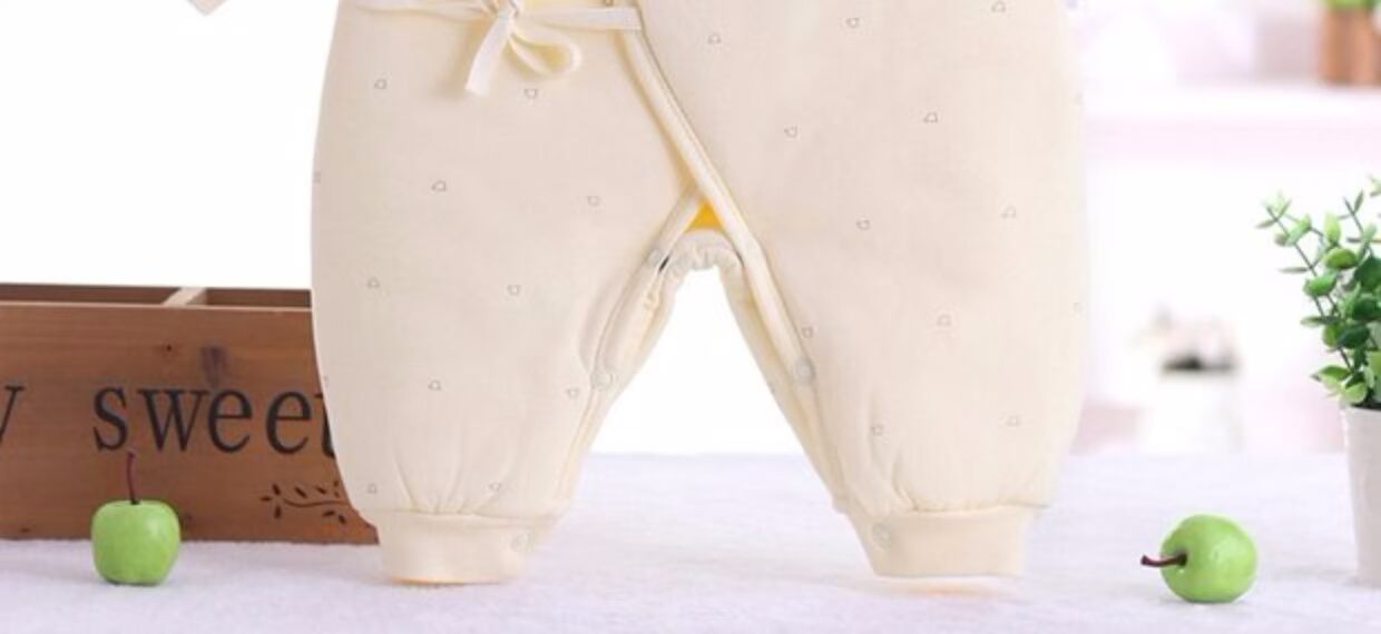 Quần áo trẻ sơ sinh mùa đông quần áo dày nhà sư quần áo bướm quần áo quần áo cotton quần áo mùa đông quần áo trẻ em cotton quần áo trẻ sơ sinh