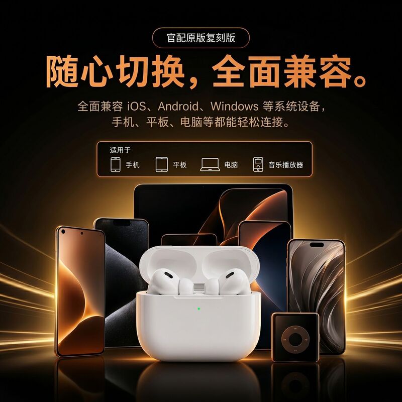 AirPods Pro 3 Top-Tier Original Configuration 26 Models Pro Bluetooth Wireless Earphones Wireless Charging Ultra-Long Battery Life AirPods Pro 3 Top-Tier Original Configuration 26 Models Pro Bluetooth Wireless Earphones Wireless Charging Ultra-Long Battery Life