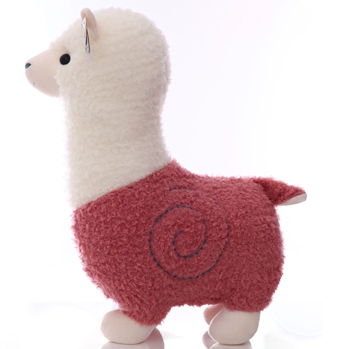 Плюшевая альпака, тряпичная кукла