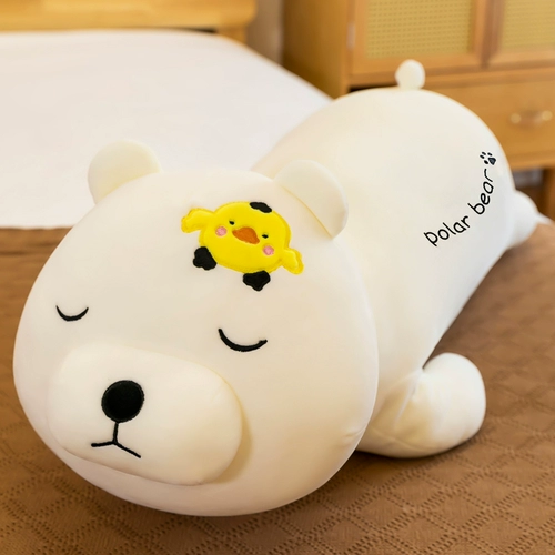 Плюшевая игрушка, подушка для сна, милая тряпичная кукла, полярный медведь