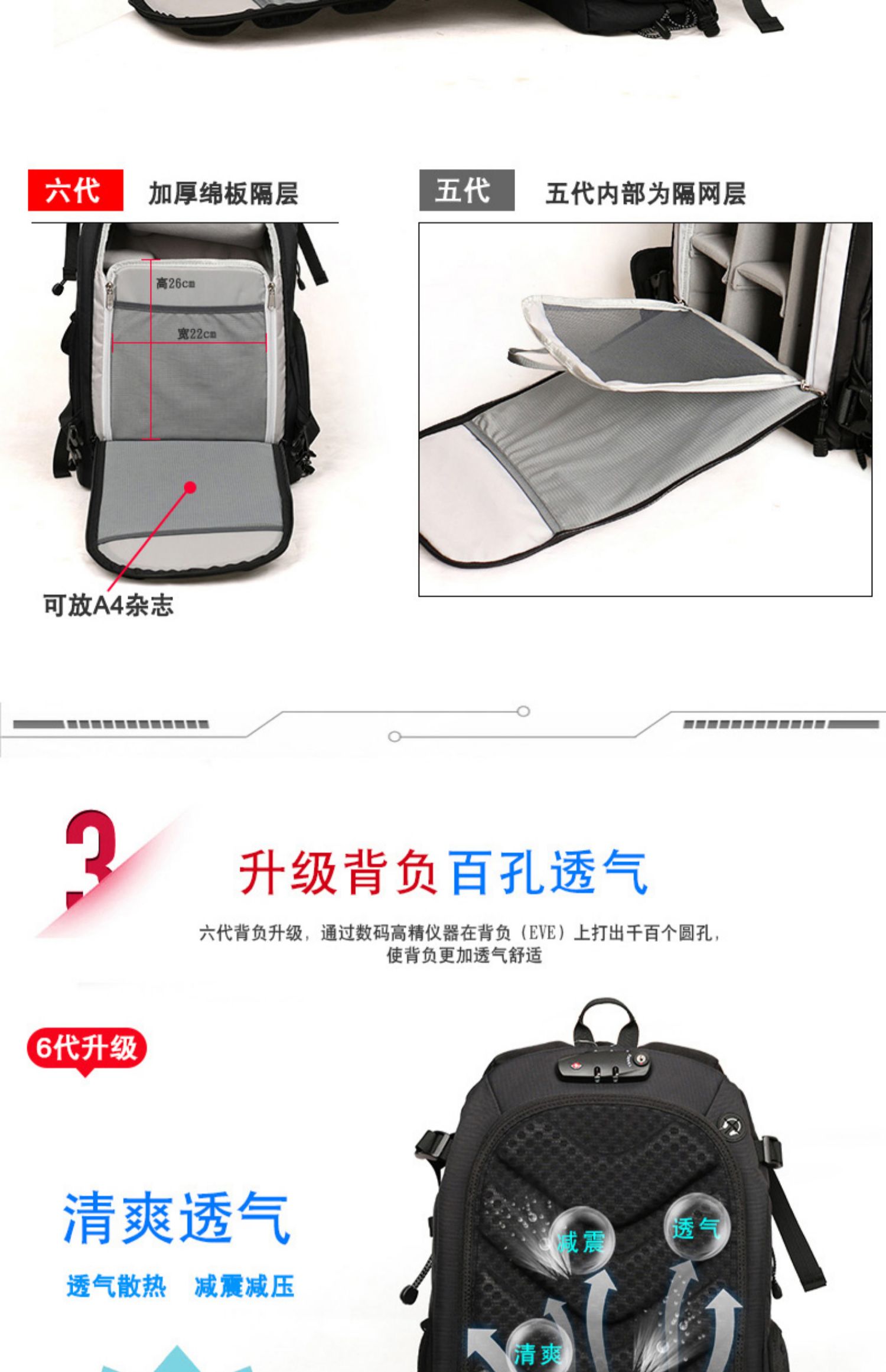 túi NewDawn806 SLR túi máy ảnh máy ảnh Canon Nikon vai dung lượng lớn những người đàn ông và phụ nữ ngoài trời trộm ba lô - Phụ kiện máy ảnh kỹ thuật số tui dung may anh