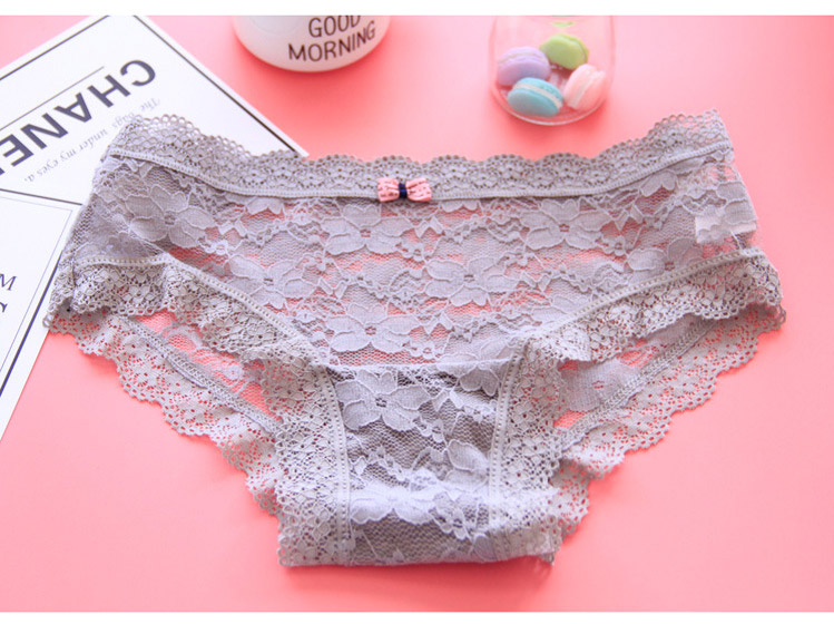 Đồ lót nữ bằng vải ren trong suốt gợi cảm gợi cảm cotton liền mạch waist Quần short tam giác siêu mỏng bán buôn quần lót nữ thun lạnh cao cấp