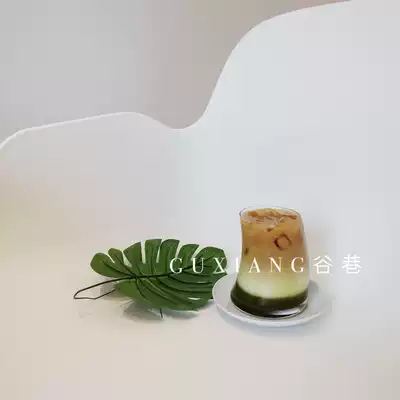 ins Net red dining room creative ice latte coffee cup juice cup bubble water Cup beverage cup curved Cup high face value