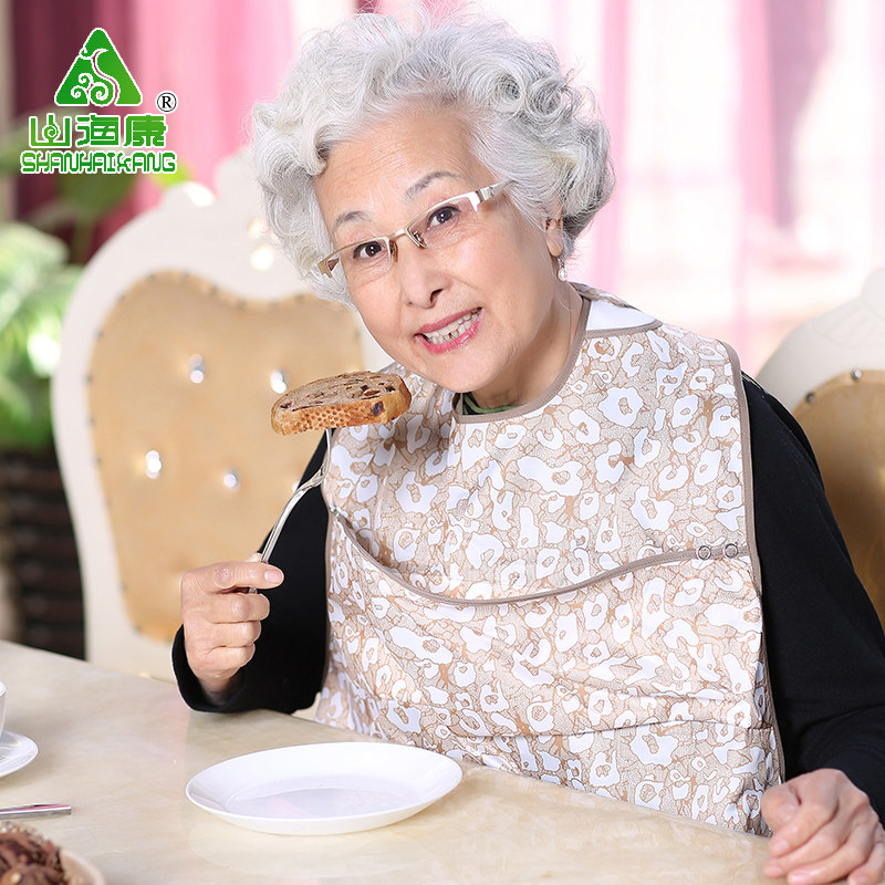 Shanhai Kang mouth waterproof peddling old population towel adult stereo around the peddling apron meal pocket