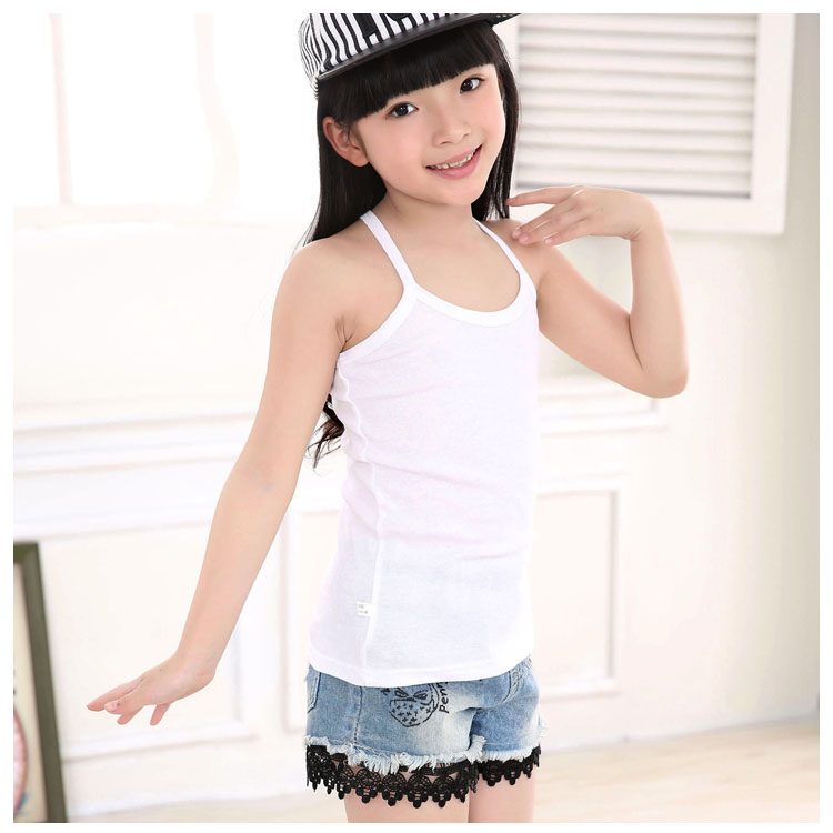 2019 mùa hè mới childrens cậu bé bông nhân vật cô gái sling nhỏ vest trong cô gái cậu bé lớn nhấn linh sam sàn.