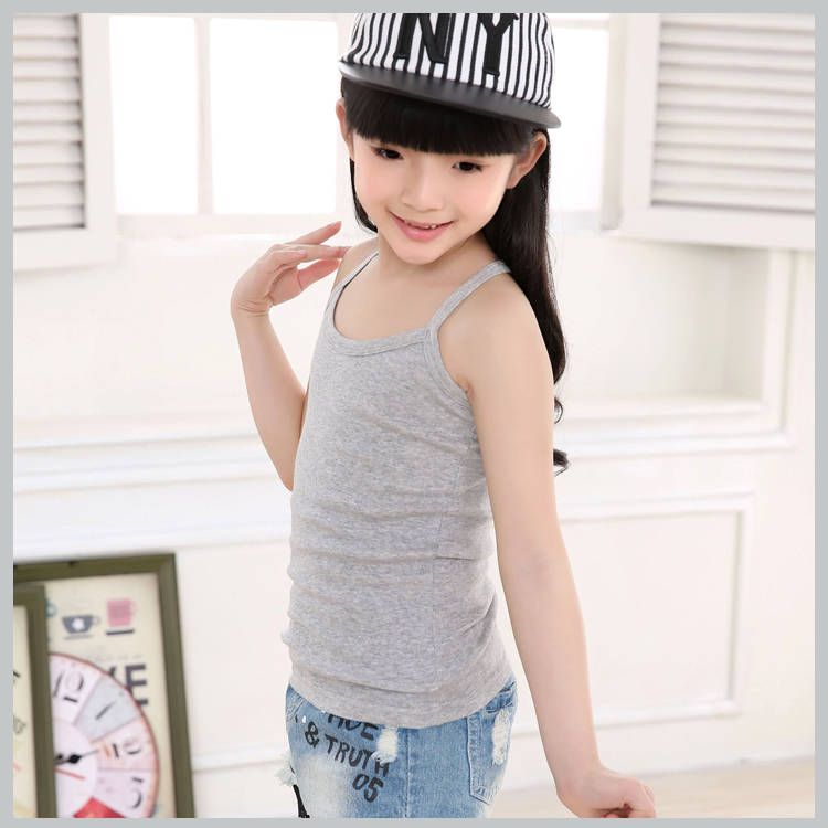 2019 mùa hè mới childrens cậu bé bông nhân vật cô gái sling nhỏ vest trong cô gái cậu bé lớn nhấn linh sam sàn.