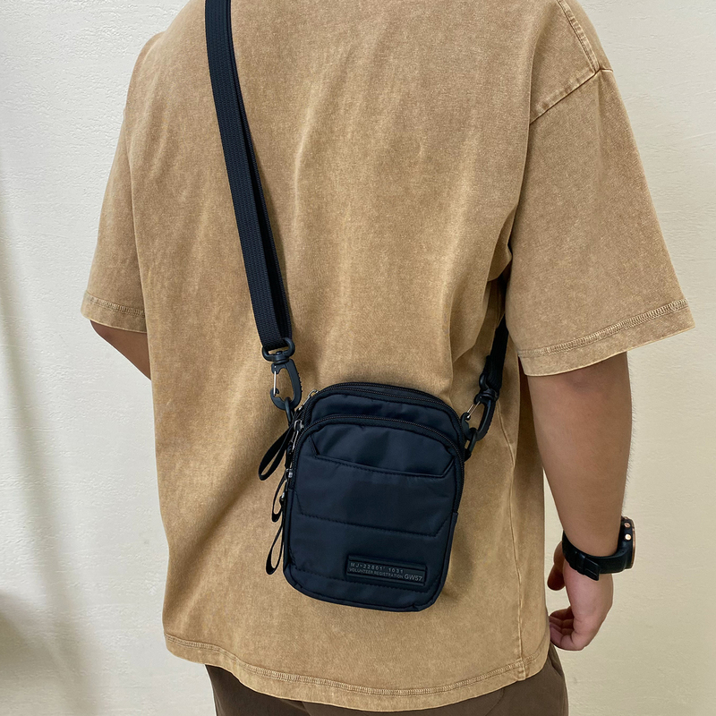 Volunteer Casual Mobile Phone Bag Counter New Small Square Bag Unisex Outdoor Travel Mountaineering Carry-On Small Bag 2
