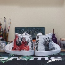 China Wind Sneakers Custom aj1af1 Air Force Chung Ki Volt Painted Graffiti Hand-painted Shoes