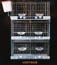 Bold pigeon cage 2-place 4-place 6-place Breeding pigeon cage Meat pigeon cage Carrier pigeon cage Matching cage Balcony pigeon cage Full set