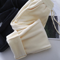 Fashionable and fine heart pants ~ plus velvet thickened corduroy pants childrens autumn and winter Harlan daddy pants