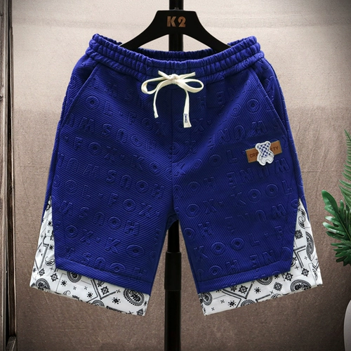 Мужские летние шорты, трендовые белые спортивные штаны для отдыха, свободный прямой крой, подходит для подростков