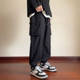 Штаны, летние повседневные брюки, оверсайз, подходит для подростков