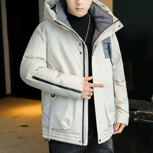 Куртка, толстовка с капюшоном, утепленный пуховик для отдыха, оверсайз