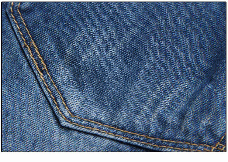 Jeans pour adolescent droite en vrac en coton pour Quatre saisons - Ref 1463611 Image 19