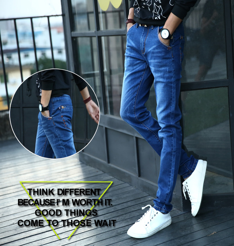 Jeans pour adolescent pieds Slim en coton - Ref 1462526 Image 21