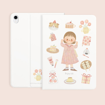 Peach Girl 2020 New 10 2ipad sleeve 9 7pro11 inch silicone case cute air10 5