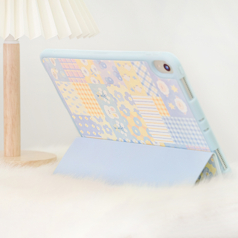 Vanilla 2022 flat suitable 10 2 inch 11 Apple ipadpro protective sheath triple-fold air54 shell apple