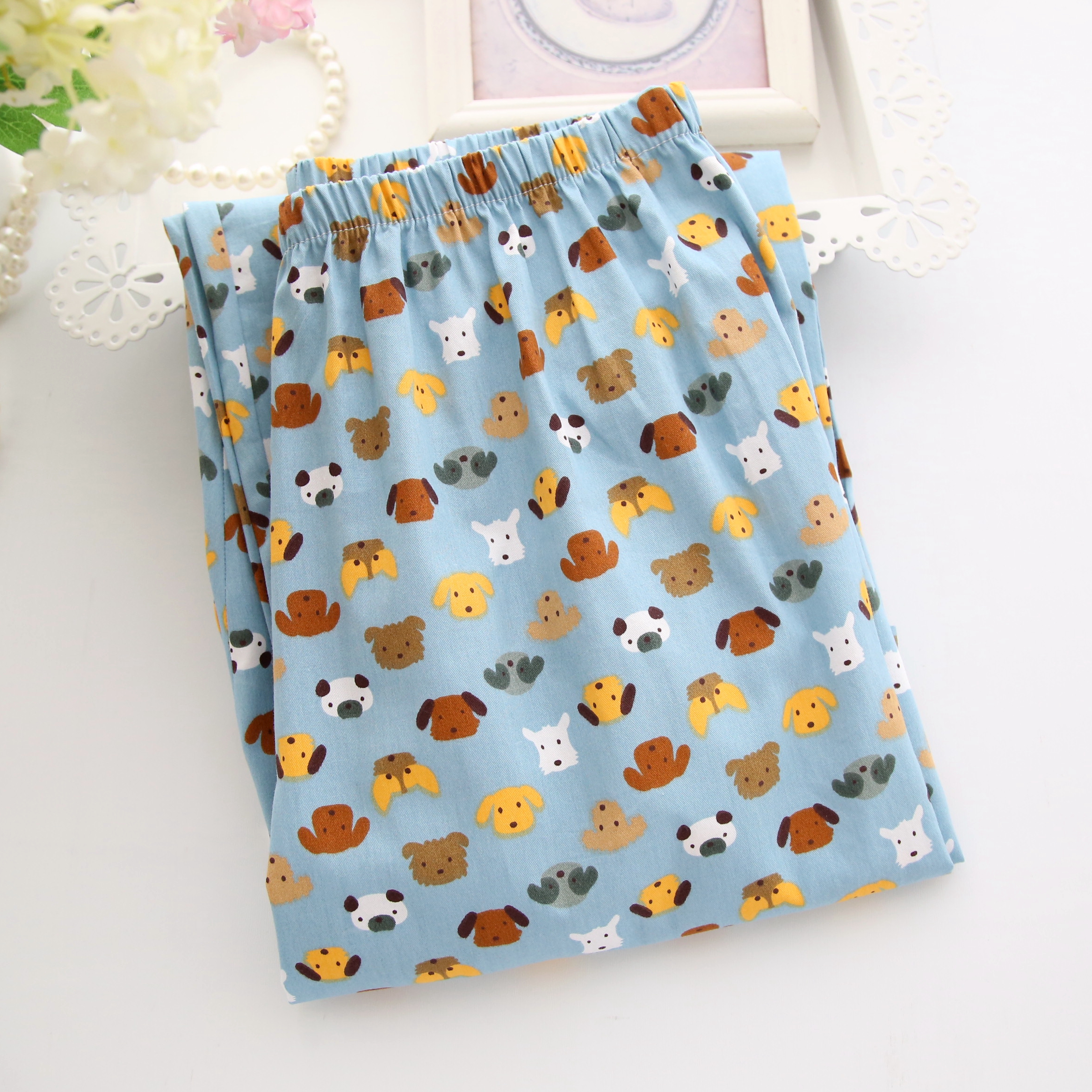Quần pyjama quần cotton mùa hè cho nữ quần tây nữ đẹp